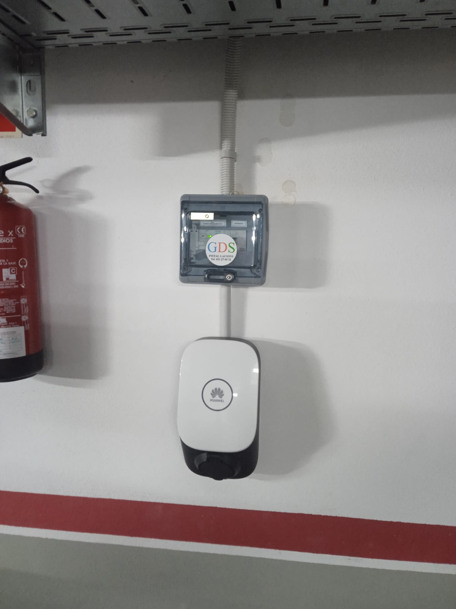 Quadre electric per a punt de recarrega